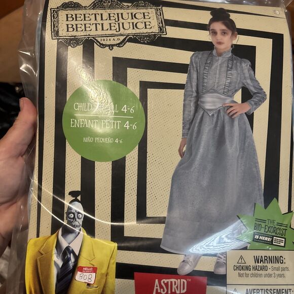 beetlejuice Other - Beetlejuice Astrid Costume Child Small 4-6